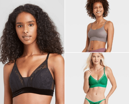 Favorite Bralettes -post breast reduction cover photo collage