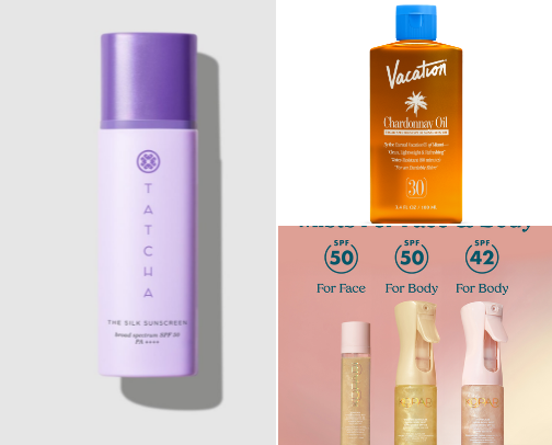 Top SPF products! Protect your skin from the sun! cover photo collage