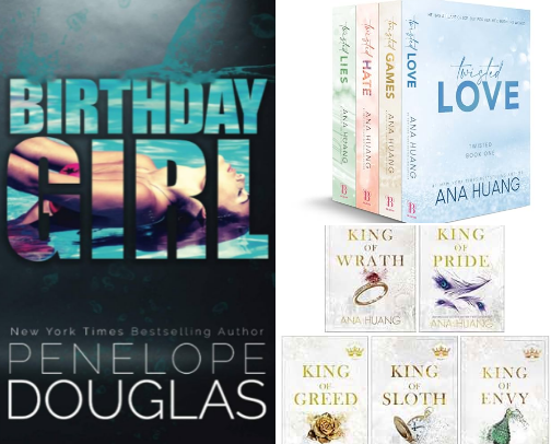 ROMANCE + SPICE BOOK RECS cover photo collage