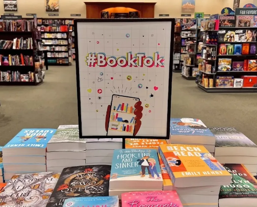 popular booktok romance reads! cover photo collage