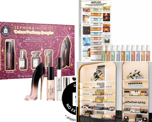 Fragrance Discovery & Sampler Sets cover photo collage