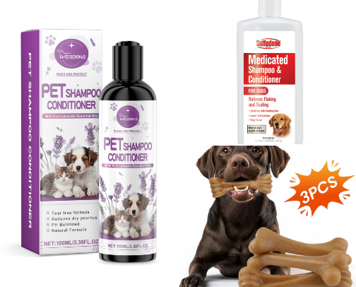 Pet products cover photo collage