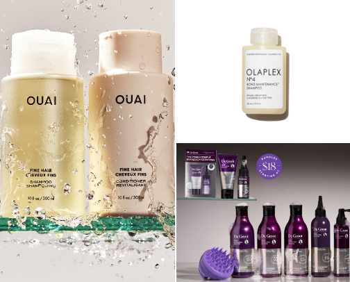 Hair care cover photo collage