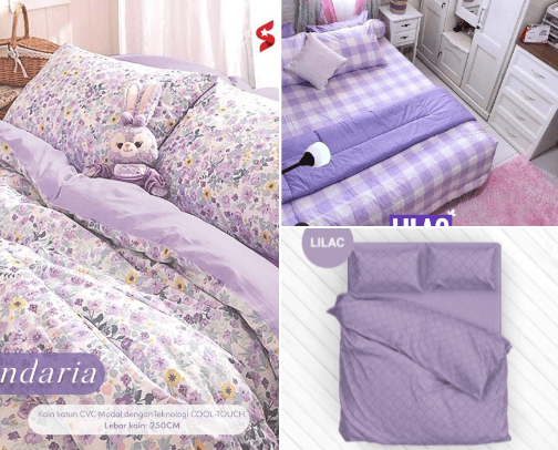 Lilac Aesthetic Room Decoration/Dekorasi cover photo collage