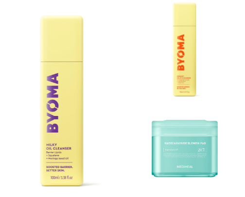 skincare cover photo collage