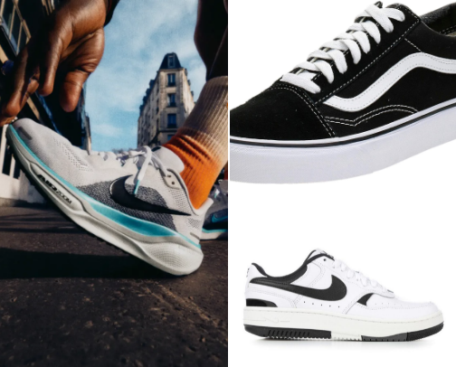 Let's shop shoes for the whole family! cover photo collage