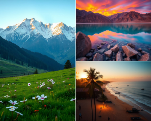 10 Most Beautiful Places in India that I Recommend cover photo collage