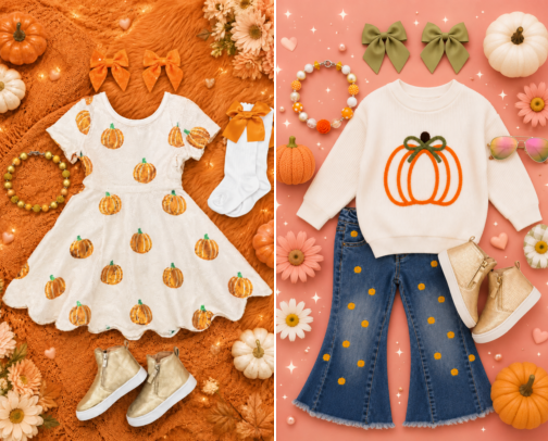 Cute Fall Outfits for Kids | Boys & Girls Autumn Outfit Ideas cover photo collage