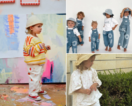 Australian kid clothing favourites cover photo collage
