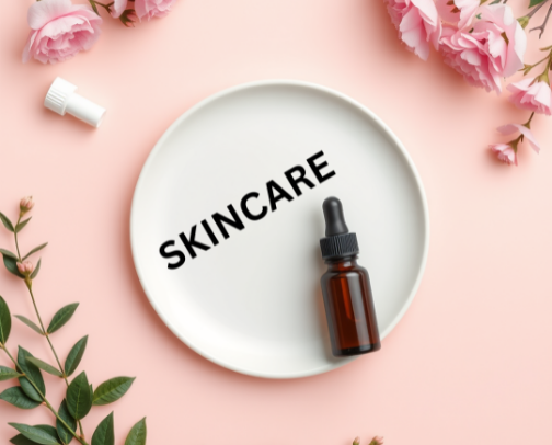 Skincare tips and products recs cover photo collage