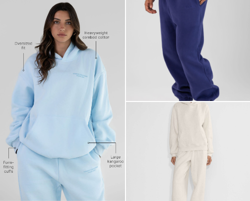 Hoodies and sweatpants for whoever likes to be comfy cover photo collage