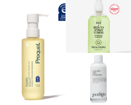 skincare for lazy girlies cover photo collage