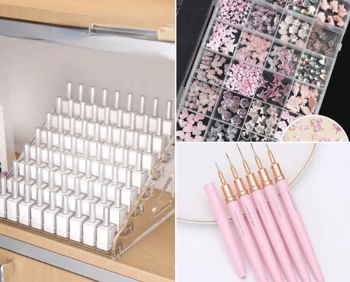 affordable and good quality nail products cover photo collage