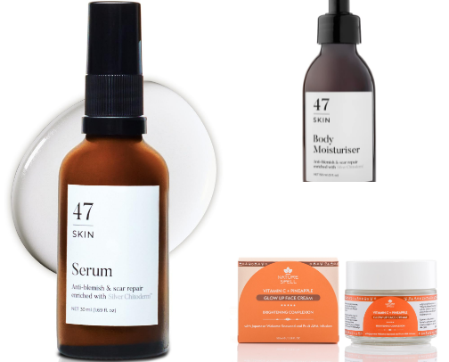 skincare 🩷 cover photo collage