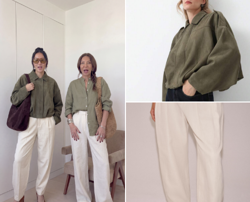 forest green + cream cover photo collage