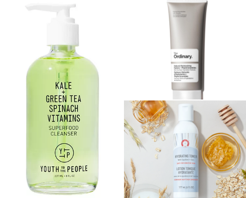 Fav skin care products🧖‍♀️ cover photo collage