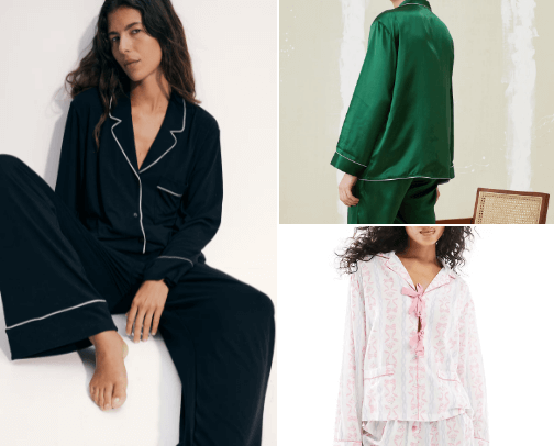 Pajamas - the love of every woman cover photo collage