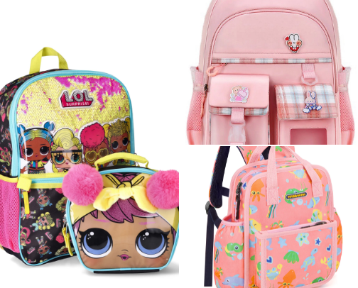 Recommendations for the cheapest school bags cover photo collage