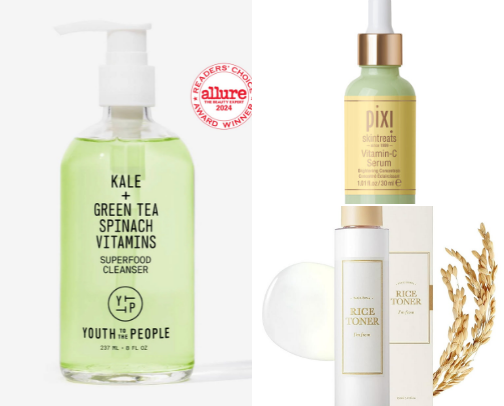 Skincare cover photo collage