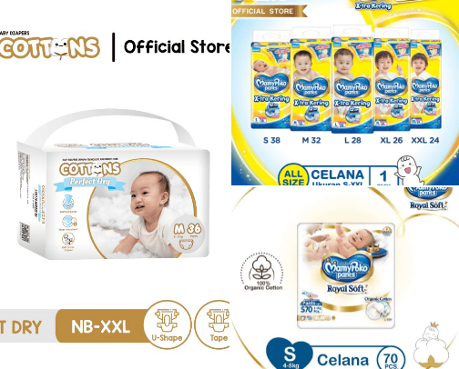 Baby's Diapers cover photo collage