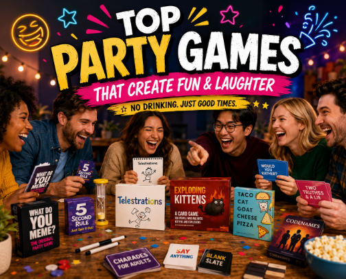 Laugh-Out-Loud Online Party Games for Adults. Skip the awkward moments—these party games are built to get everyone laughing, talking, and fully involved from the very first round. cover photo collage