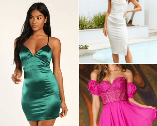 Homecoming Dress cover photo collage