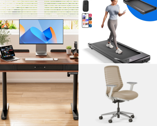 Wellness at Work / Desk & Daily Flow Setup cover photo collage