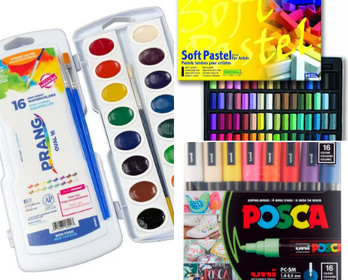 Art Supplies cover photo collage