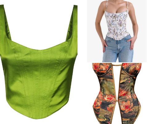 Medieval inspired fashion cover photo collage