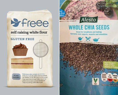 Gluten + dairy free Food ingredients 👩‍🍳 cover photo collage