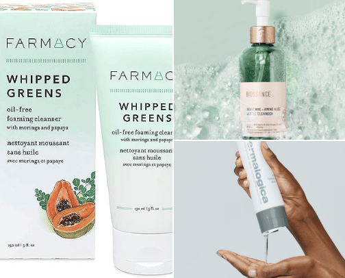 My Fav Cleansers cover photo collage