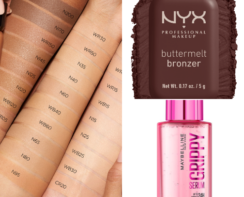 My makeup products cover photo collage