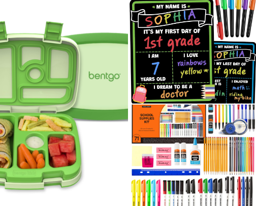 Back to School🍎🐛 cover photo collage