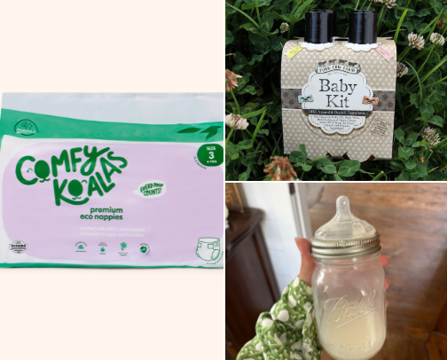Organic&non toxic baby products🍼 cover photo collage