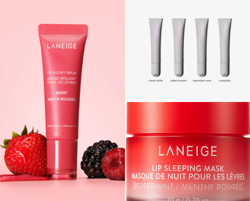 Top Lip Products. cover photo collage