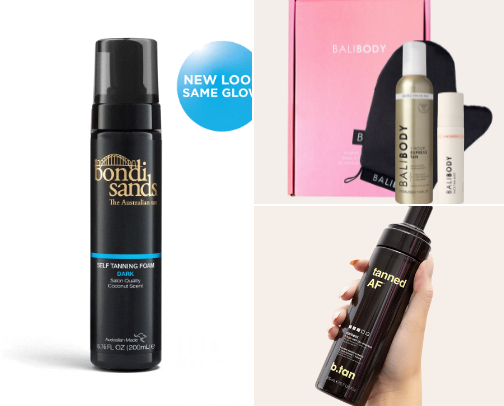 Streak free good Self tanner on a budget cover photo collage