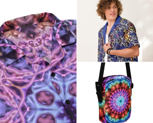 Vibrant Visionary Art Wearables - Festival Fashion & Streetwear cover photo collage