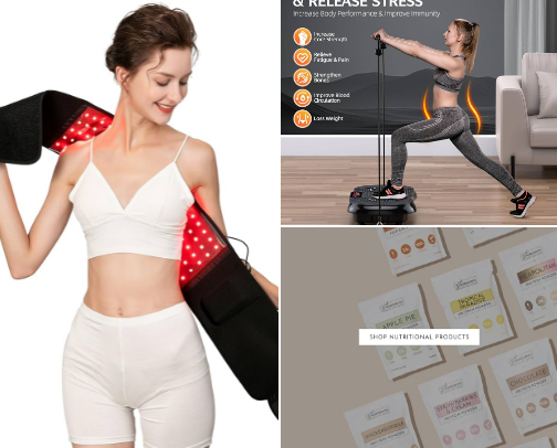 Holistic Mom Biohacks For Energy, Calm, & Balance cover photo collage