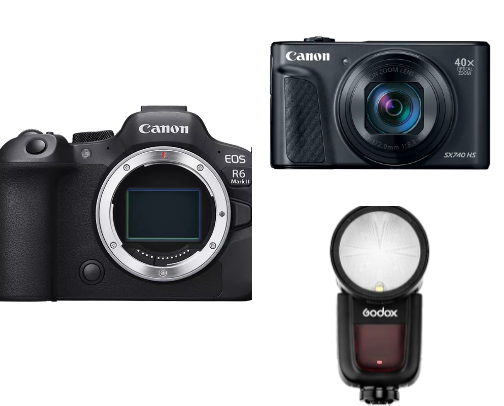 my photography gear 📷 cover photo collage