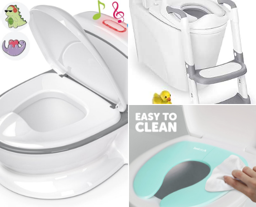 Potty Training Necessities cover photo collage