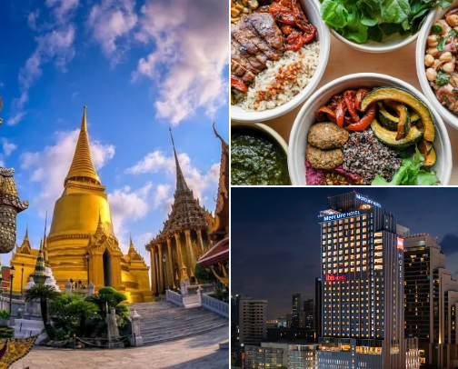Bangkok : Gluten Free Food & Affordable Stays in Thailand cover photo collage