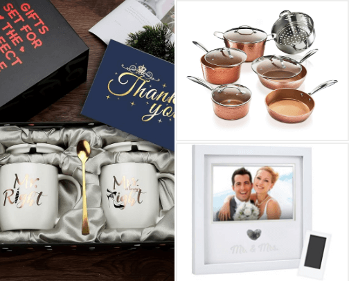 Thoughtful Wedding Gifts: Memorable Presents for Every Couple cover photo collage