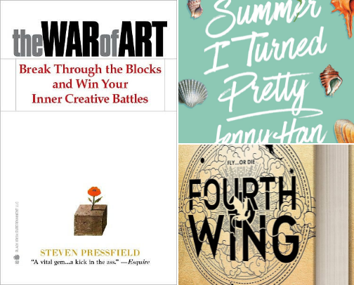 My favorite book recs cover photo collage