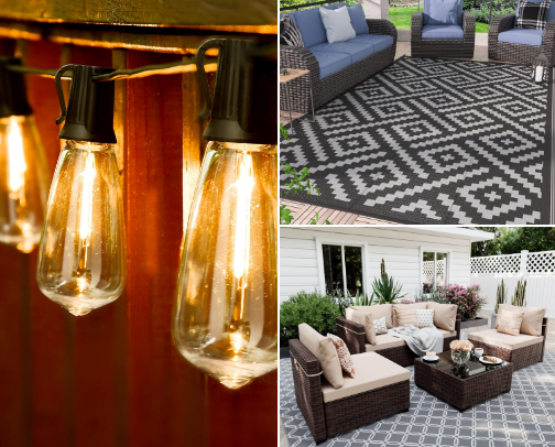 Cozy Patio Finds That Look Expensive (Under $100) cover photo collage