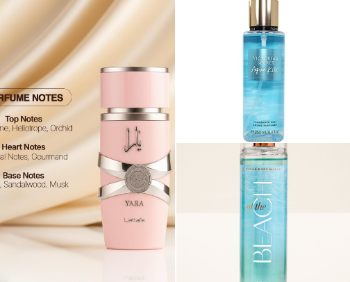 Perfumes/ Body Sprays cover photo collage