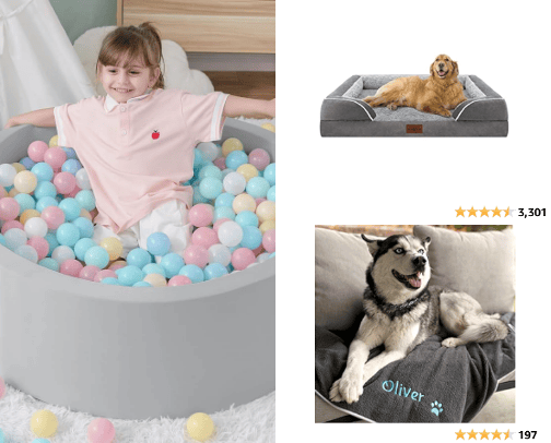 Amazon must haves for your pooch cover photo collage