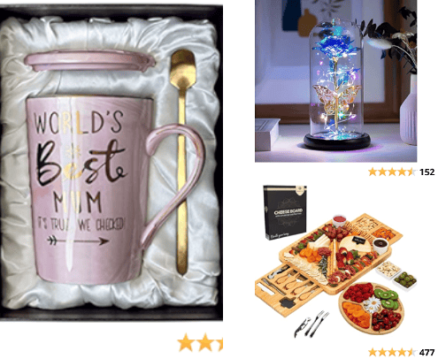 Mothers day gift ideas cover photo collage