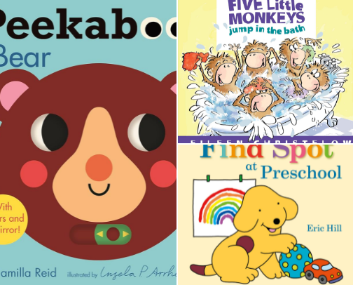Favorite toddler books cover photo collage