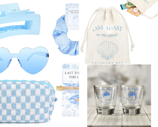 Last Toast on the Coast Party Must-Haves Coastal Bachelorette Party cover photo collage