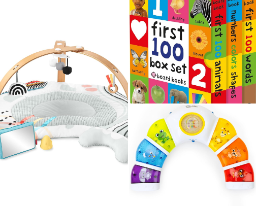 Tummy time essentials cover photo collage